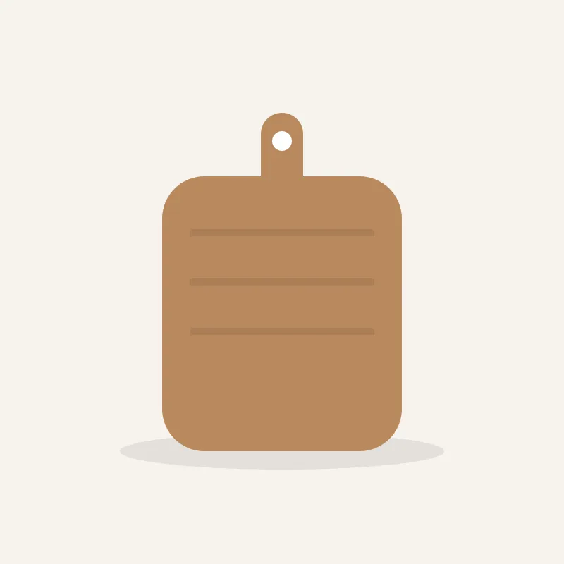 Tabla de madera para picar