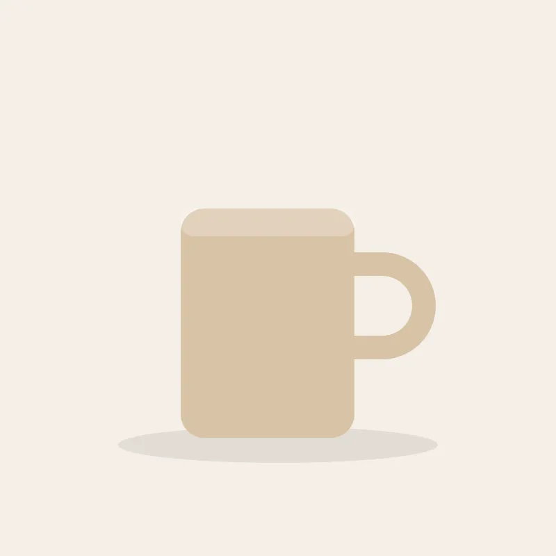 Taza de cerámica artesanal 350 ml — Arena